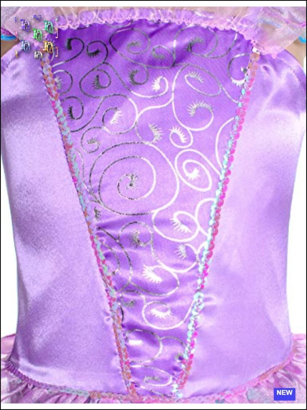 Little Mermaid Girls Costume Dress Wig Crown Wand Halloween Cosplay